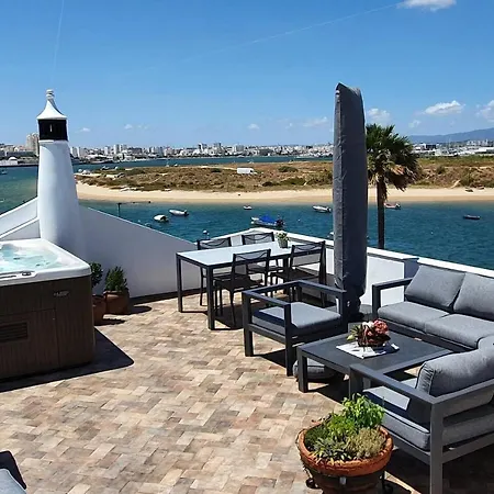 Waterfront Big Terrace Hot Tub & 200 M To Beach Nyaraló Ferragudo